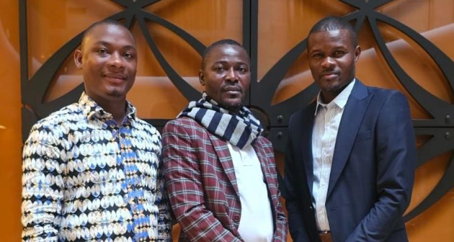 Hon. Zunu K. Duyann, Assistant Minister for Land Transport and Team