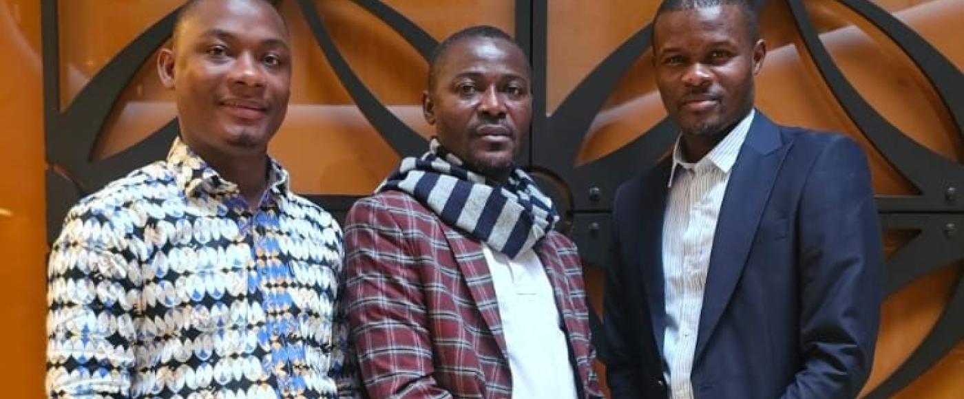 Hon. Zunu K. Duyann, Assistant Minister for Land Transport and Team